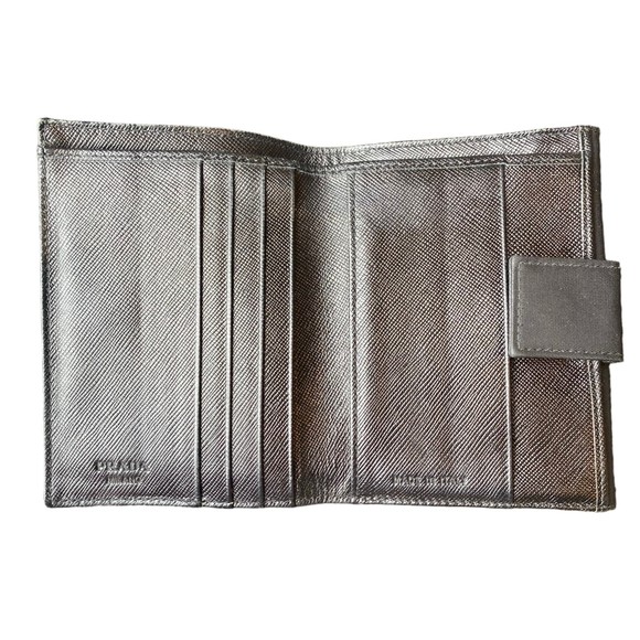 Prada Black Nylon Authentic Compact Wallet - Picture 10 of 14
